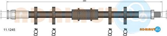 Adriauto 11.1245 - Bremžu šļūtene www.autospares.lv