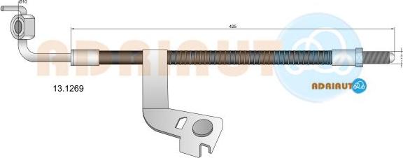 Adriauto 13.1269 - Bremžu šļūtene www.autospares.lv