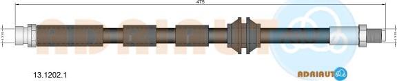 Adriauto 13.1202.1 - Bremžu šļūtene www.autospares.lv