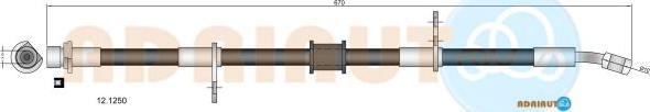 Adriauto 12.1250 - Bremžu šļūtene www.autospares.lv