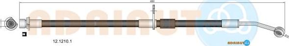 Adriauto 12.1210.1 - Bremžu šļūtene www.autospares.lv