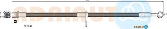 Adriauto 12.1231 - Bremžu šļūtene www.autospares.lv