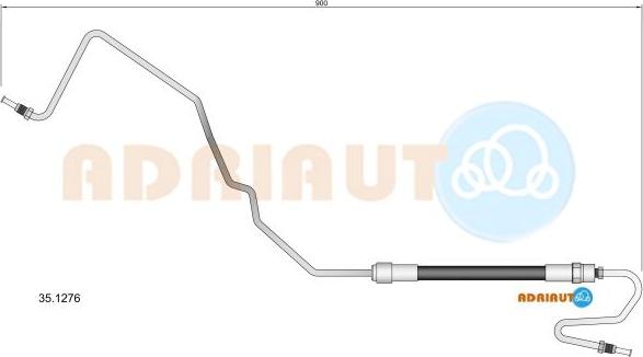 Adriauto 35.1276 - Bremžu šļūtene www.autospares.lv