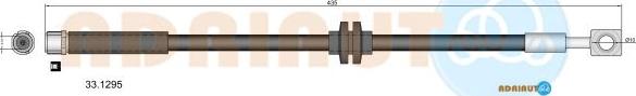 Adriauto 33.1295 - Bremžu šļūtene www.autospares.lv