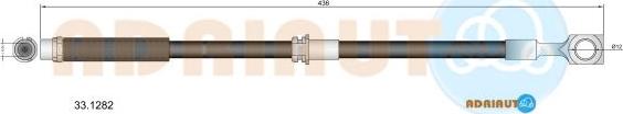 Adriauto 33.1282 - Bremžu šļūtene www.autospares.lv