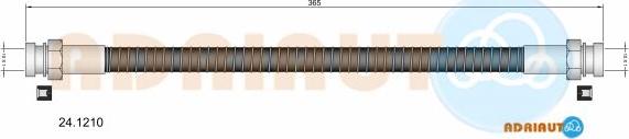 Adriauto 24.1210 - Bremžu šļūtene www.autospares.lv