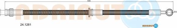 Adriauto 24.1281 - Bremžu šļūtene www.autospares.lv