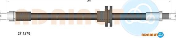 Adriauto 27.1278 - Bremžu šļūtene www.autospares.lv