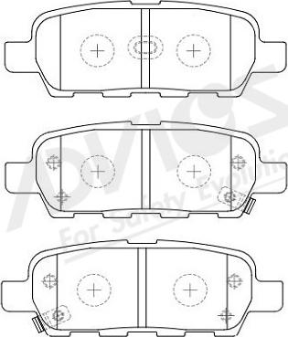 WXQP 42862 - Тормозные колодки, дисковые, комплект www.autospares.lv