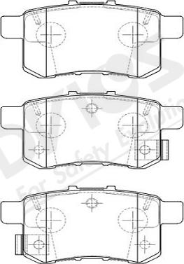 ADVICS-SEA C2N129Y - Bremžu uzliku kompl., Disku bremzes www.autospares.lv