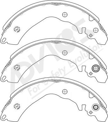 ADVICS-SEA D8N017Y - Bremžu loku komplekts autospares.lv