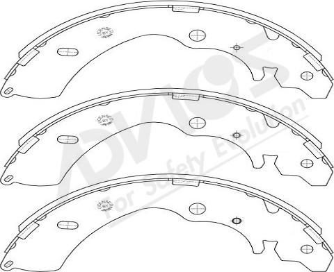 ADVICS-SEA J8N003Y - Bremžu loku komplekts autospares.lv