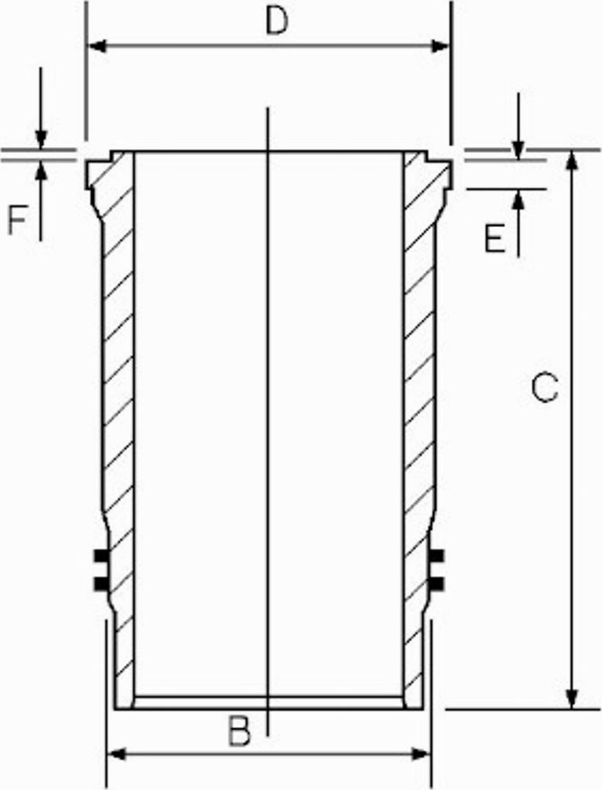 AE SJ351340 - Cilindra čaula www.autospares.lv