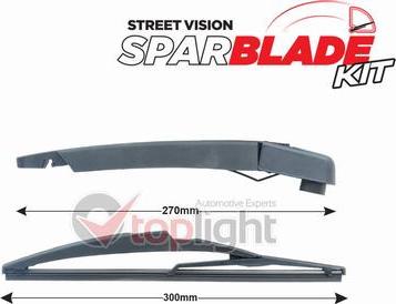 AE TOPLIGHT TRA-D1L1 - Stikla tīrītāju sviru kompl., Stiklu tīrīšanas sistēma www.autospares.lv