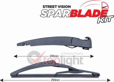 AE TOPLIGHT TRA-M12C8 - Wiper Arm Set, window cleaning www.autospares.lv