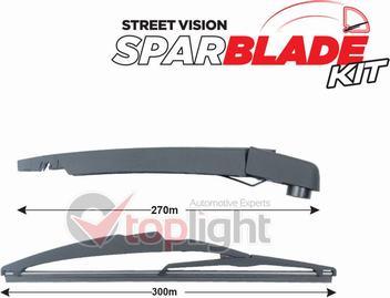 AE TOPLIGHT TRA-R2C1 - Stikla tīrītāju sviru kompl., Stiklu tīrīšanas sistēma www.autospares.lv