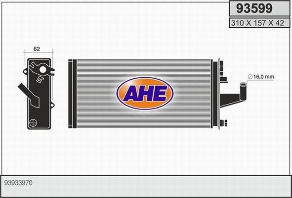 AHE 93599 - Siltummainis, Salona apsilde www.autospares.lv