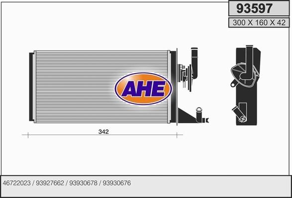 AHE 93597 - Siltummainis, Salona apsilde www.autospares.lv