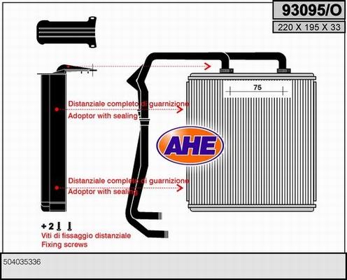 AHE 93095/O - Siltummainis, Salona apsilde www.autospares.lv