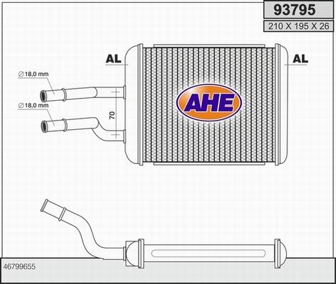 AHE 93795 - Siltummainis, Salona apsilde www.autospares.lv