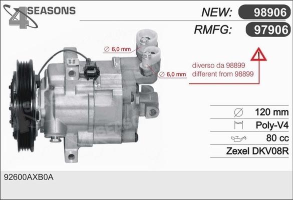 AHE 97906 - Kompresors, Gaisa kond. sistēma autospares.lv