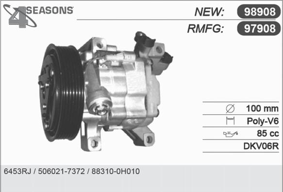 AHE 97908 - Kompresors, Gaisa kond. sistēma autospares.lv