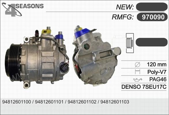 AHE 970090 - Kompresors, Gaisa kond. sistēma www.autospares.lv