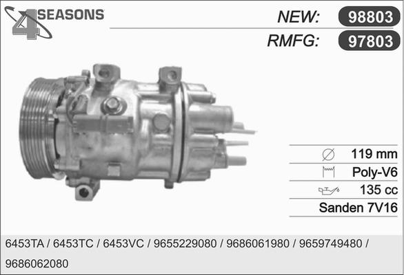 AHE 97803 - Kompresors, Gaisa kond. sistēma www.autospares.lv