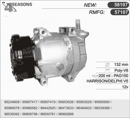 AHE 57107 - Kompresors, Gaisa kond. sistēma autospares.lv