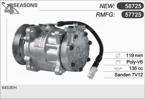 AHE 57725 - Kompresors, Gaisa kond. sistēma autospares.lv