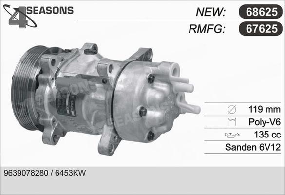 AHE 67625 - Kompresors, Gaisa kond. sistēma autospares.lv