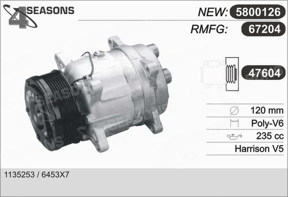 AHE 67204 - Kompresors, Gaisa kond. sistēma www.autospares.lv