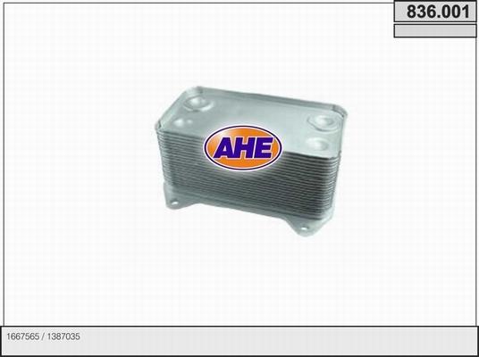 AHE 836.001 - Eļļas radiators, Motoreļļa www.autospares.lv