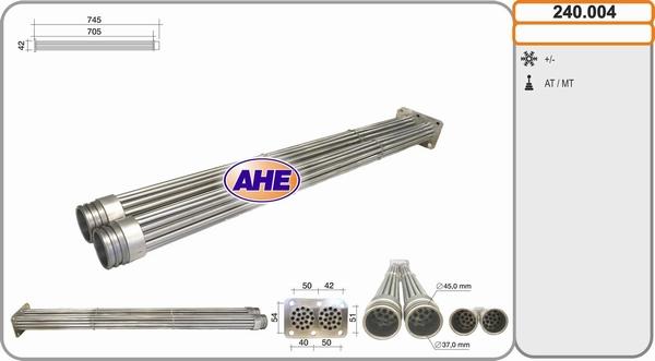 AHE 240.004 - Radiators, Izplūdes gāzu recirkulācija www.autospares.lv