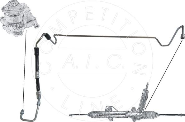 AIC 54946 - Hidrauliskā šļūtene, Stūres iekārta www.autospares.lv