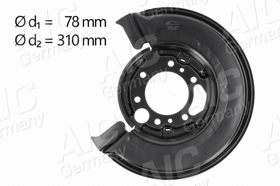 AIC 55097 - Dubļu sargs, Bremžu disks www.autospares.lv