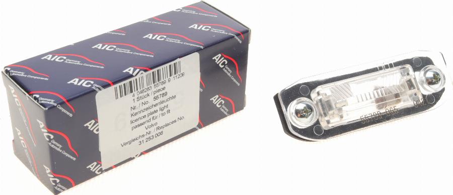 AIC 55789 - Numurzīmes apgaismojuma lukturis www.autospares.lv