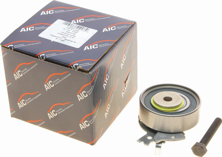 AIC 51097 - Spriegotājrullītis, Gāzu sadales mehānisma piedziņas siksna www.autospares.lv