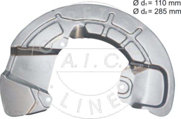 AIC 58831 - Dubļu sargs, Bremžu disks www.autospares.lv