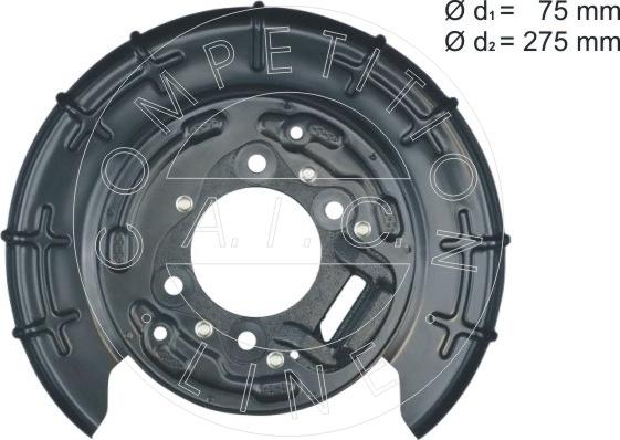 AIC 57008 - Dubļu sargs, Bremžu disks www.autospares.lv