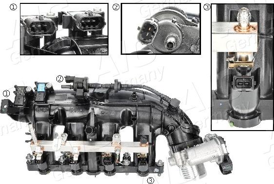 AIC 70846 - Ieplūdes caurules modulis www.autospares.lv