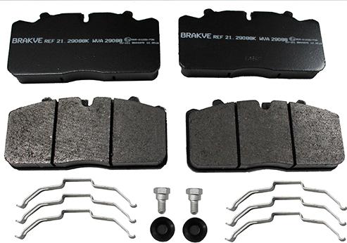 AIR FREN 21.29088 - Brake Pad Set, disc brake www.autospares.lv