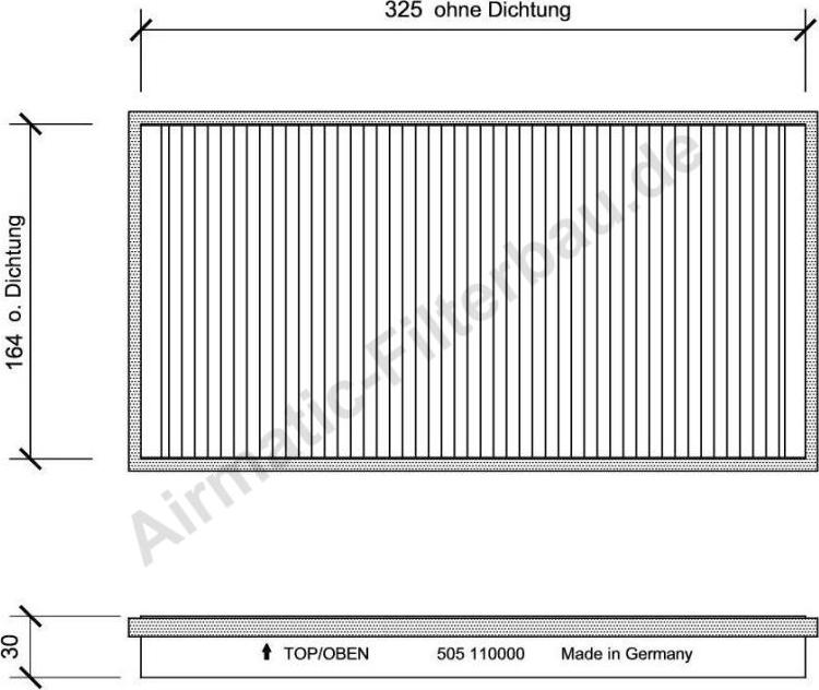 Airmatic IF0505 - Filtrs, Salona telpas gaiss www.autospares.lv