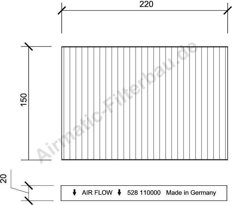 Airmatic IF0528 - Filter, interior air www.autospares.lv