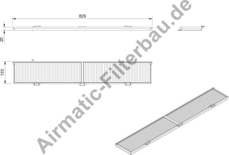 Airmatic IF1127B - Filtrs, Salona telpas gaiss www.autospares.lv