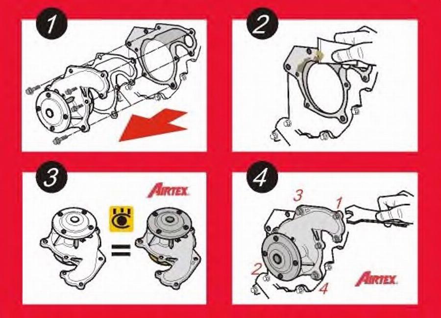 Airtex 9087 - Ūdenssūknis www.autospares.lv