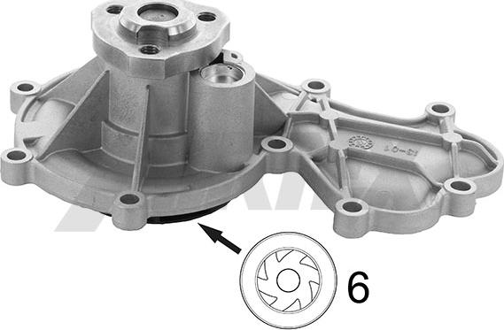 Airtex 1985 - Ūdenssūknis www.autospares.lv