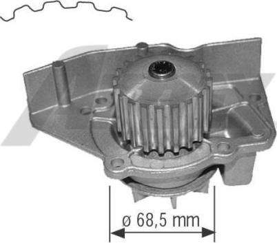 Airtex 1563 - Water Pump www.autospares.lv