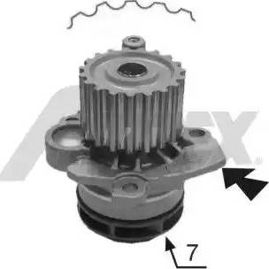 Airtex 1775 - Ūdenssūknis www.autospares.lv