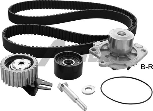 Airtex WPK-1595R03 - Water Pump & Timing Belt Set www.autospares.lv